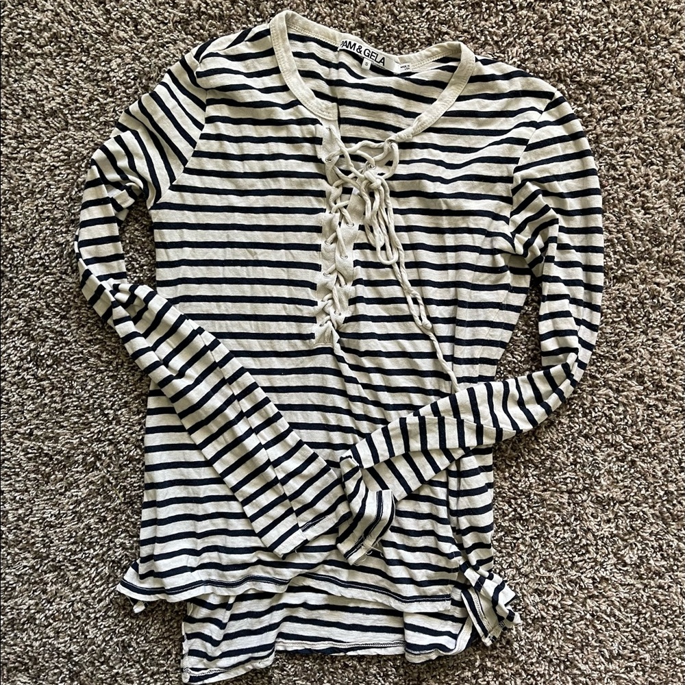 Pam & gels striped top